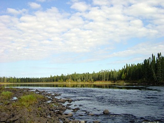 Beginn der nächsten Stromschnelle